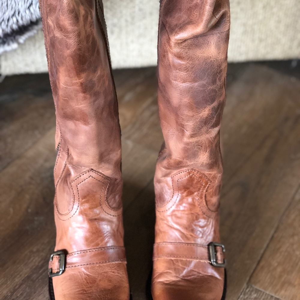 Independent Boot Company, Elise Distresses Cognac
